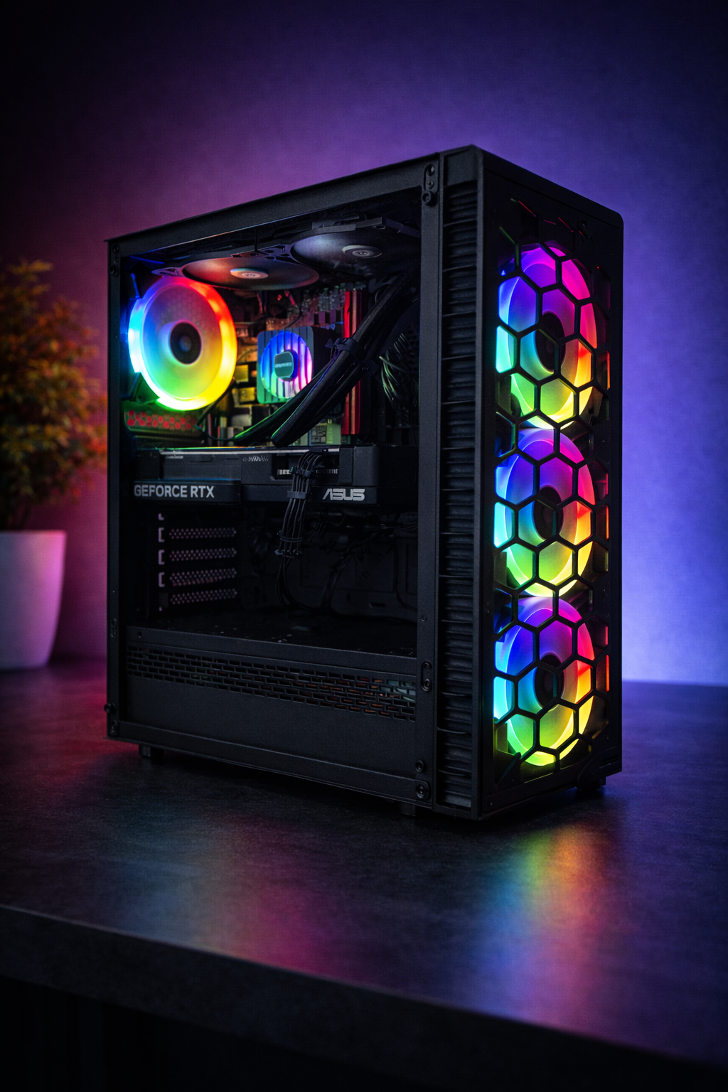 Gaming PC RTX 4070 Dual OC + i7 12700K / 2 TB SSD / 32GB Ram